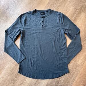 CUTS Men's Long Sleeve Henley - Size M